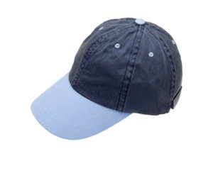 Gorra Deslavada de Algodón Combinada